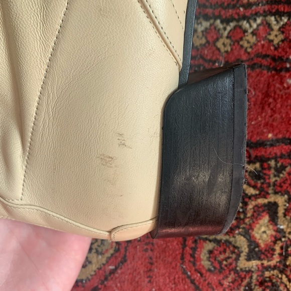 Beautiful Labucq Caro Nappa boots in cream! - Picture 6 of 10